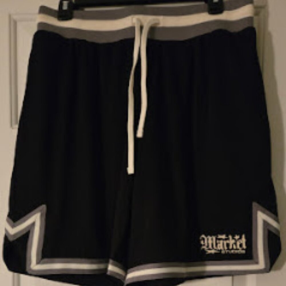 MARKET STUDIO MESH BLACK SHORTS